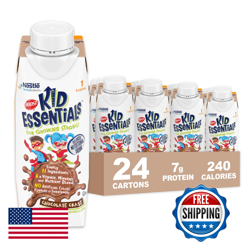 Boost Kid Essentials 1.0 Chocolate Craze 24 X 8 Fl Oz Carton 00043900913599