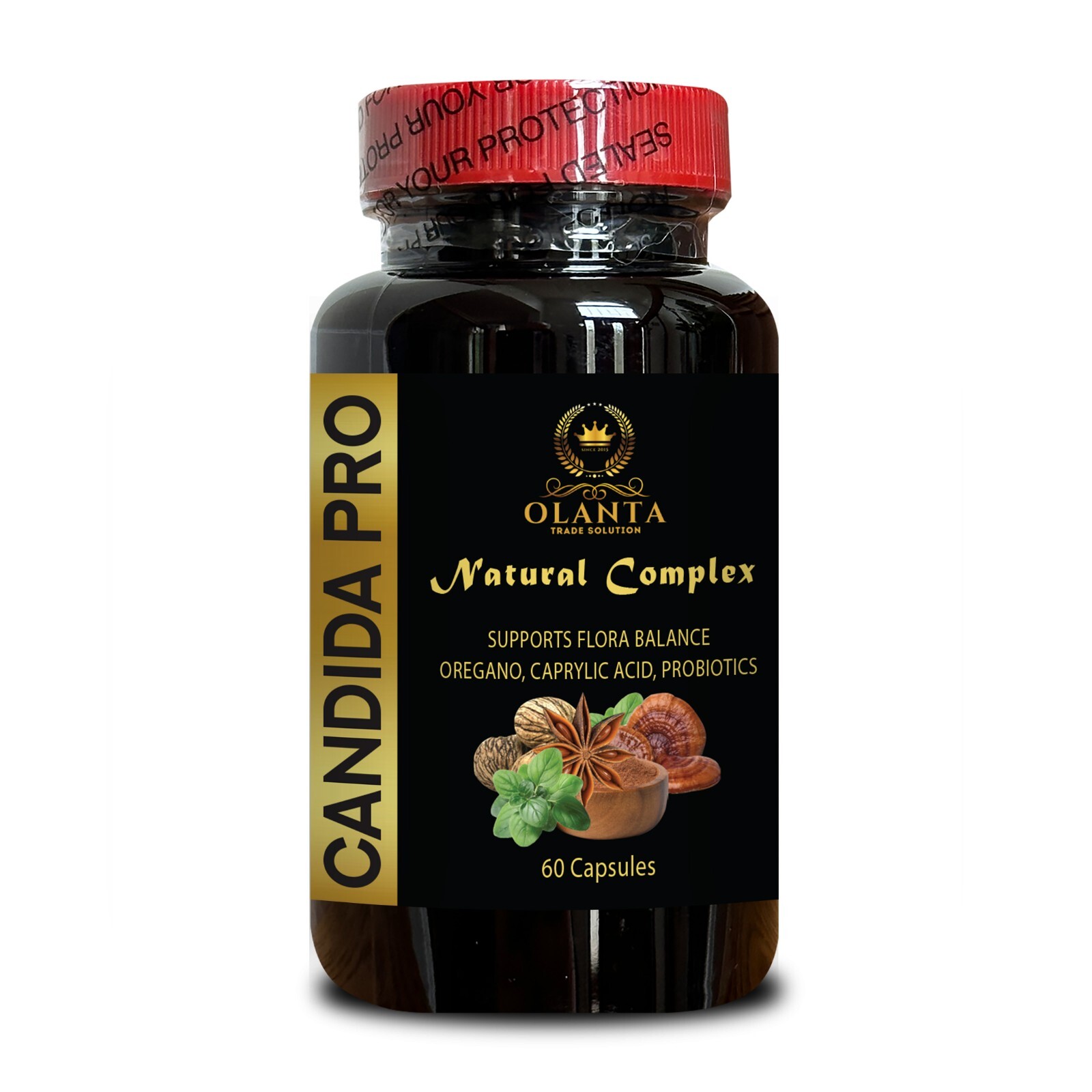 CANDIDA PRO COMPLEX – Candida support, candida detox, Natural Herbal Oregano -1B