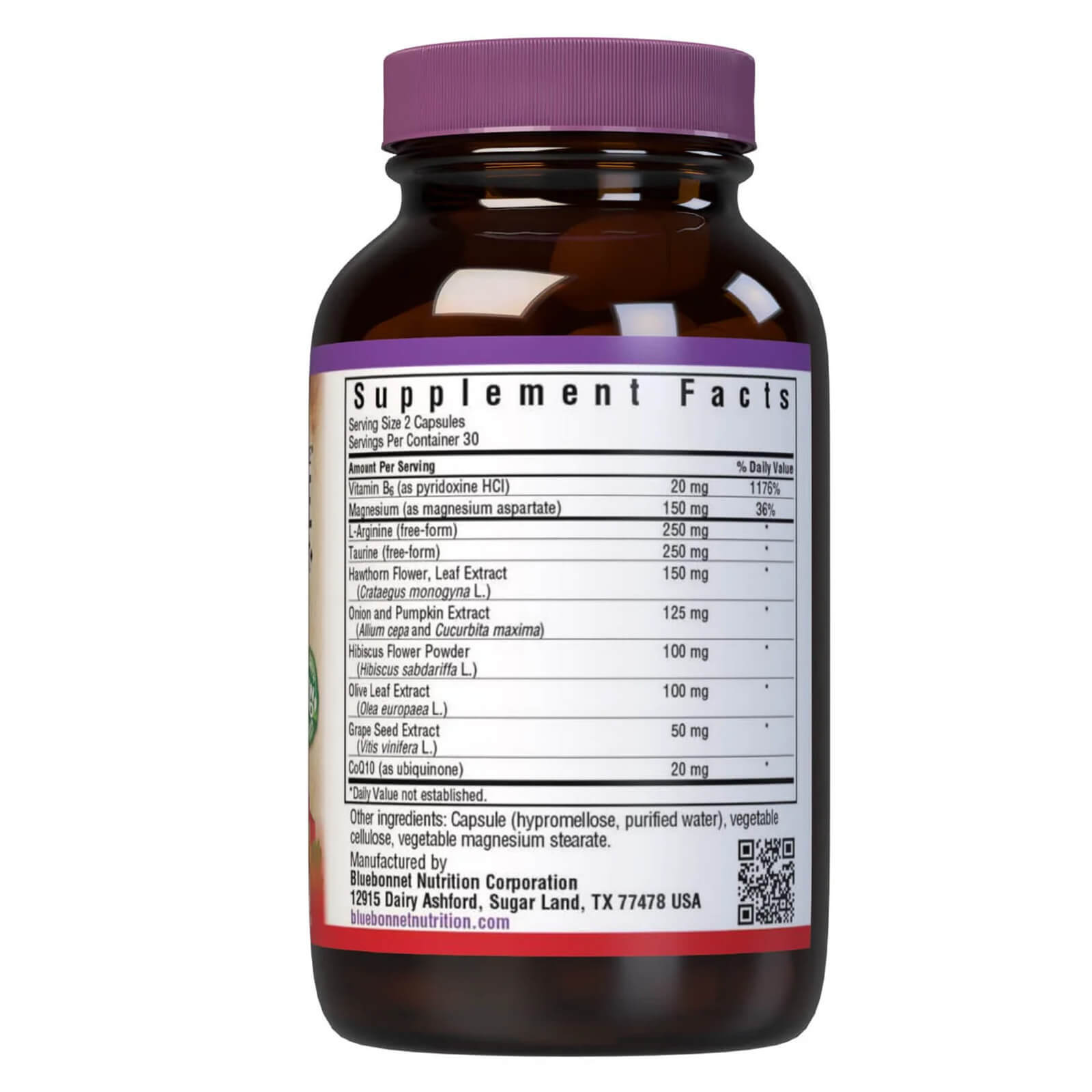 Bluebonnet Targeted Choice Blood Pressure Support 60 Veg Capsules