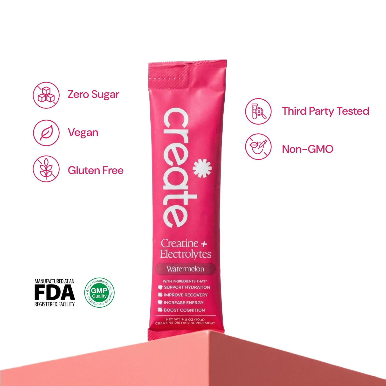 Create Creatine + Electrolytes – Energy & Strength – Watermelon | NS