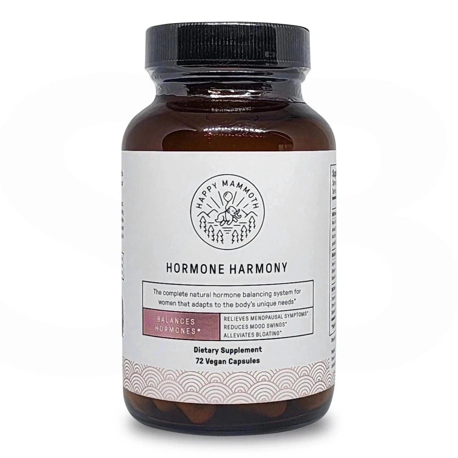 2 pcs Happy Mammoth Hormone Harmony Natural Hormonal Support for Women 72 Caps