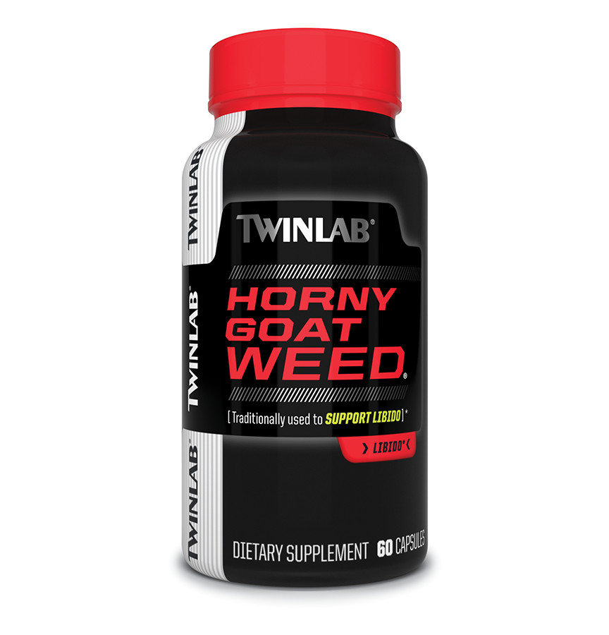 TwinLab HORNY GOAT WEED Extract with MACA Root for Men & Women – 60 caps