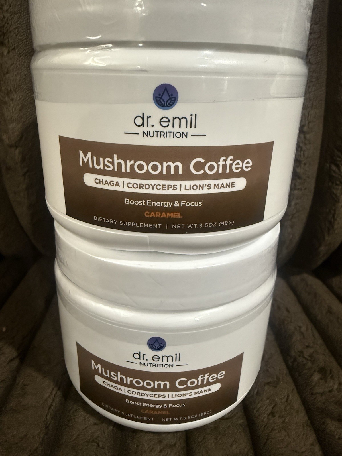 Dr. Emil Mushroom Coffee for Focus & Energy – Instant Coffee with Lions Mane