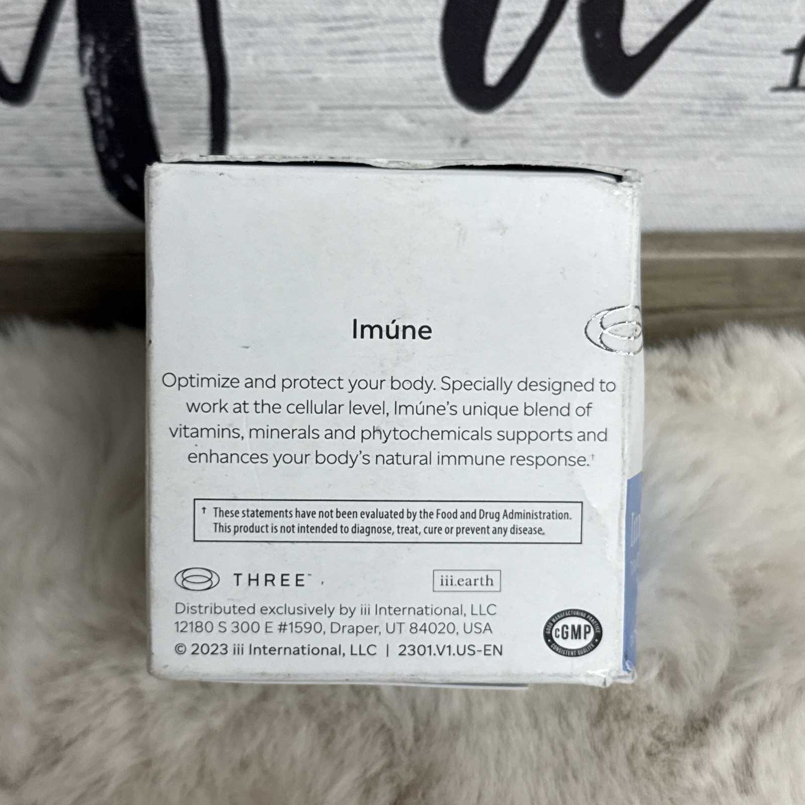 Imúne by THREE Immune Support Supplement 60 Capsules Cellular Absorption 08/2026