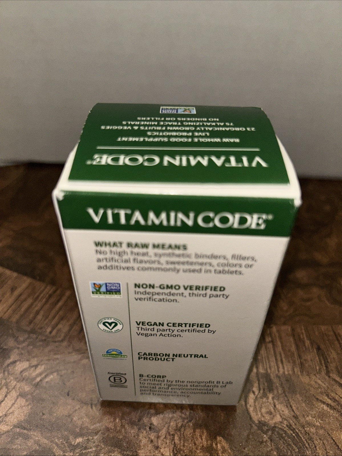 Garden of Life Vitamin Code Raw K-Complex 60 Veggie Caps Dairy-Free,