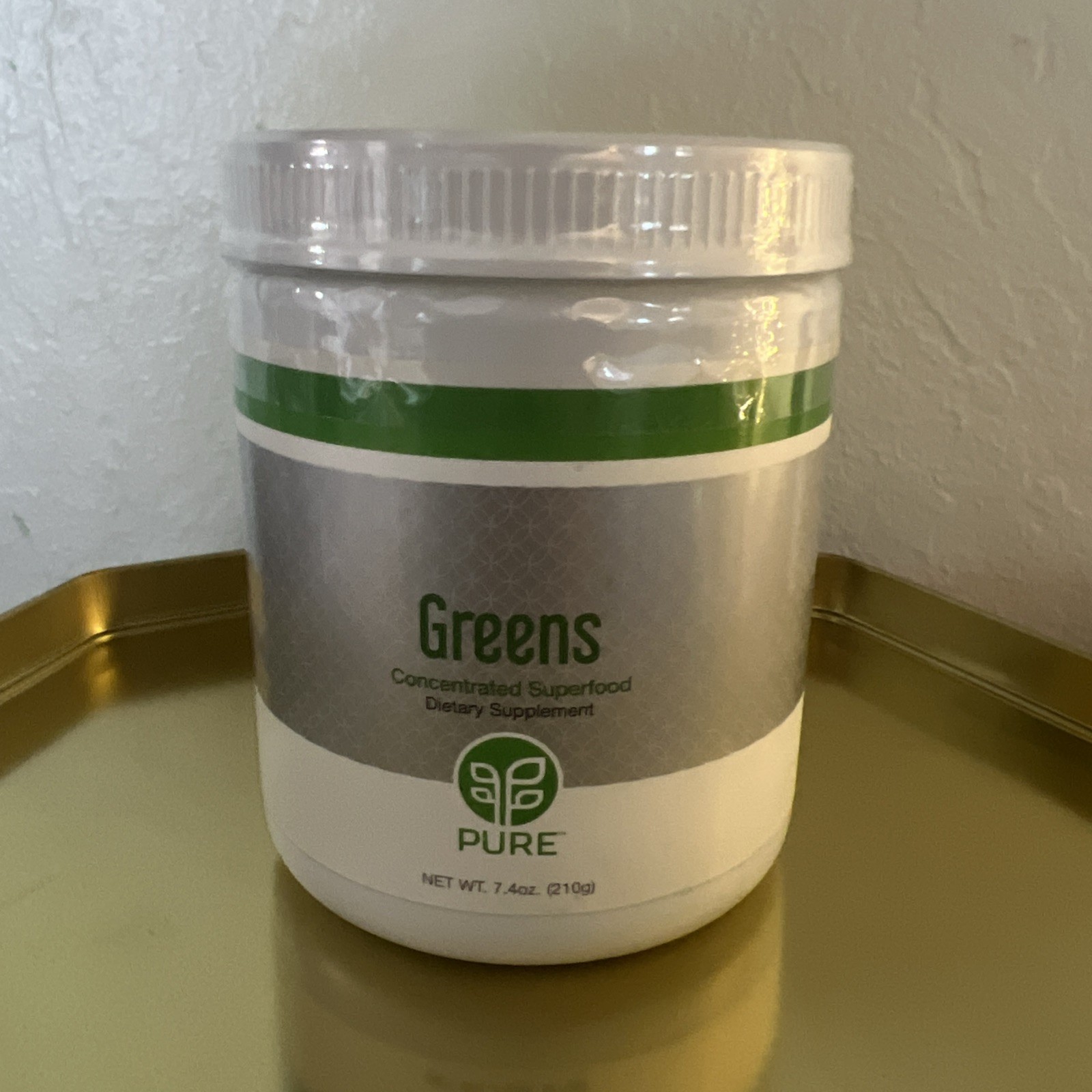 Live Pure Greens Concentrated Superfood 7.4 oz- New Sealed!