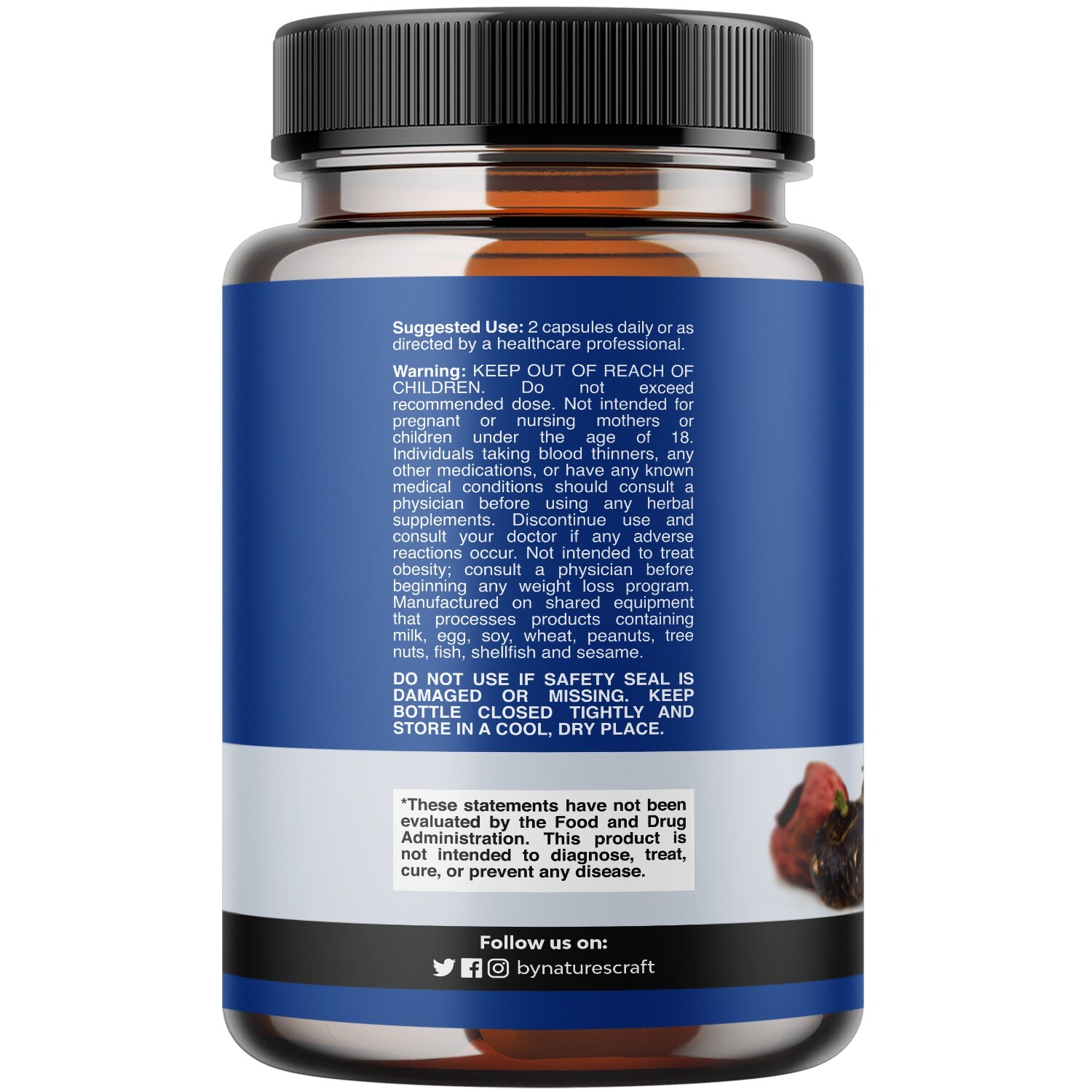Black Maca Root Capsules for Men – Herbal Testosterone Supplement