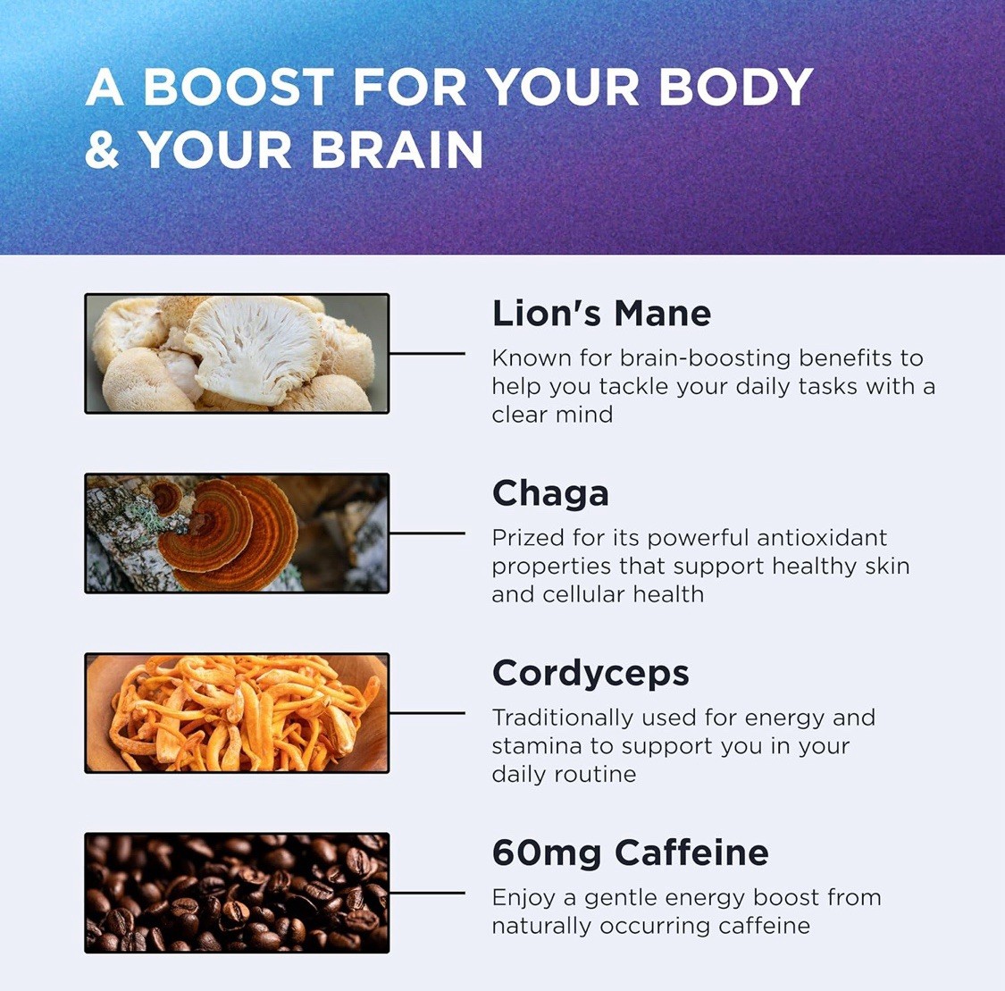 Dr. Emil Mushroom Coffee for Focus & Energy – Instant Coffee with Lions Mane