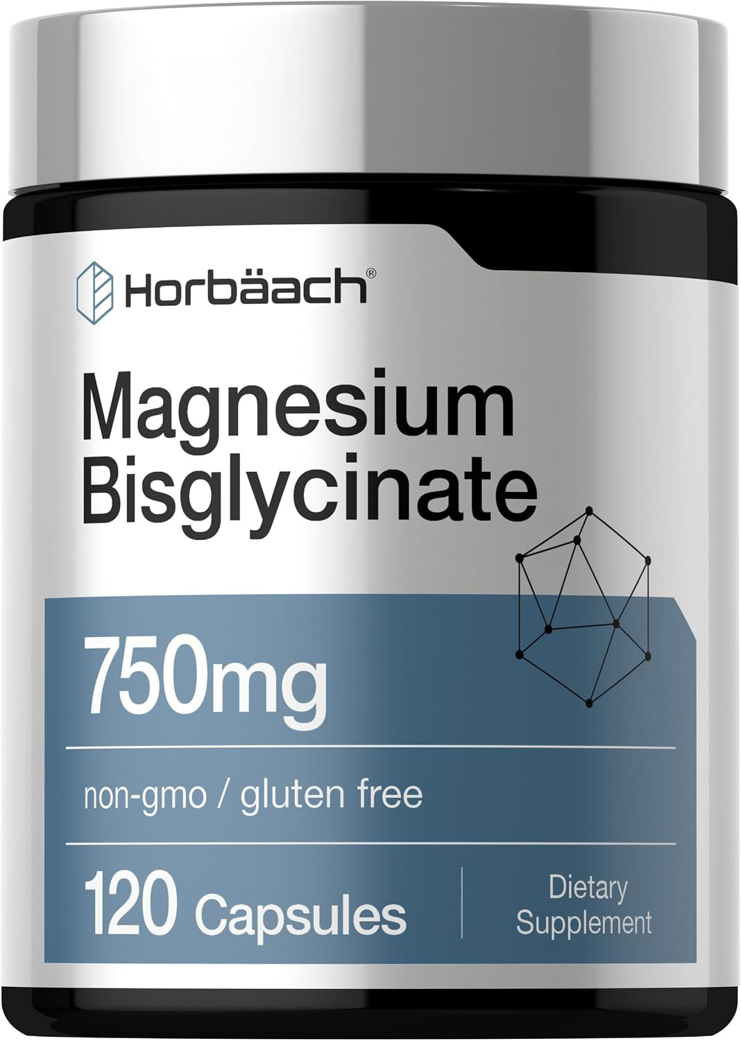 Bisglicinato de Magnesio 100% Quelato, No Laxante, Máxima Absorción y Bioavailab
