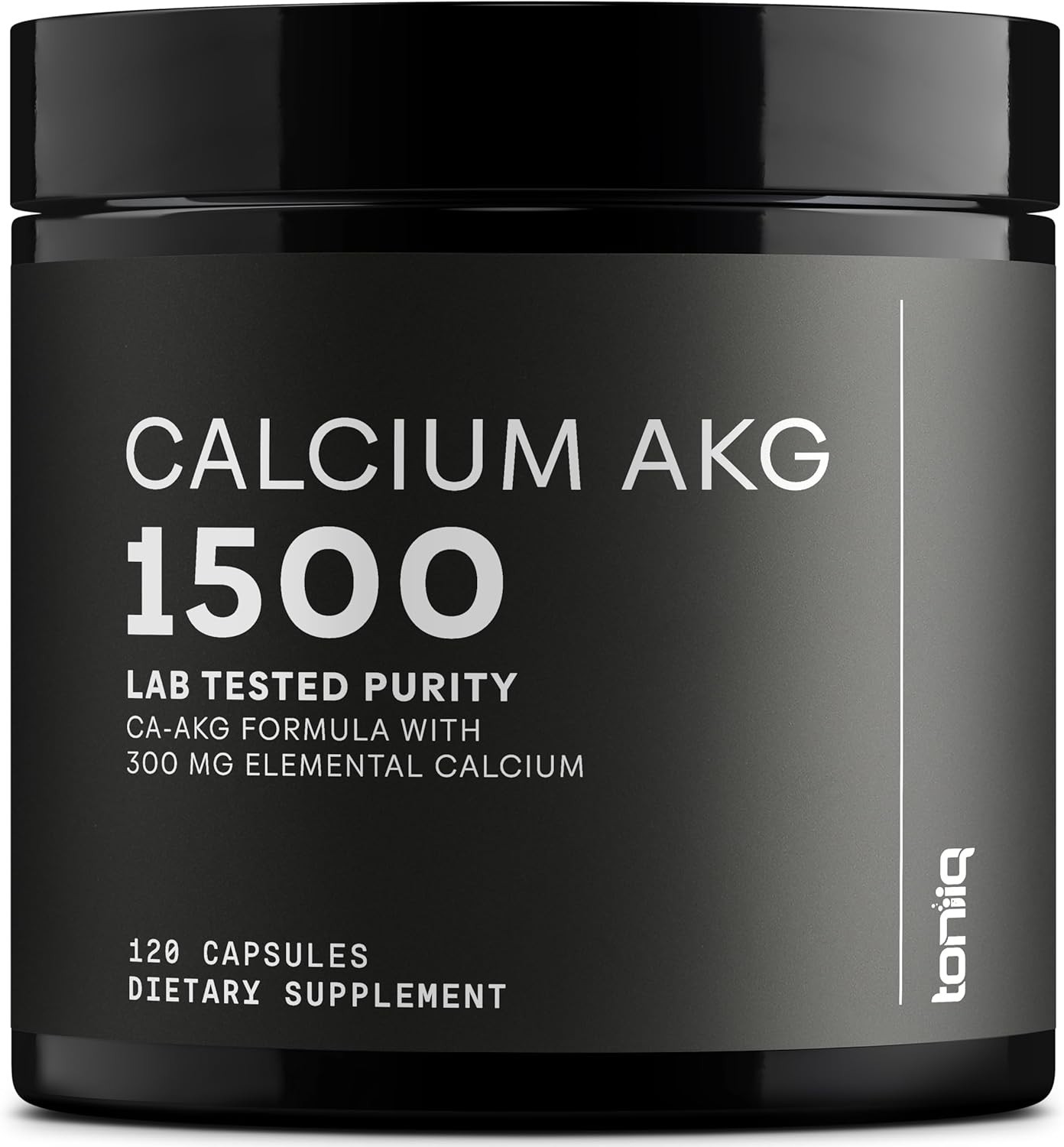 Toniiq 1500mg Ultra High Purity Ca AKG Supplement – 99%+ Highly Purified and Bio