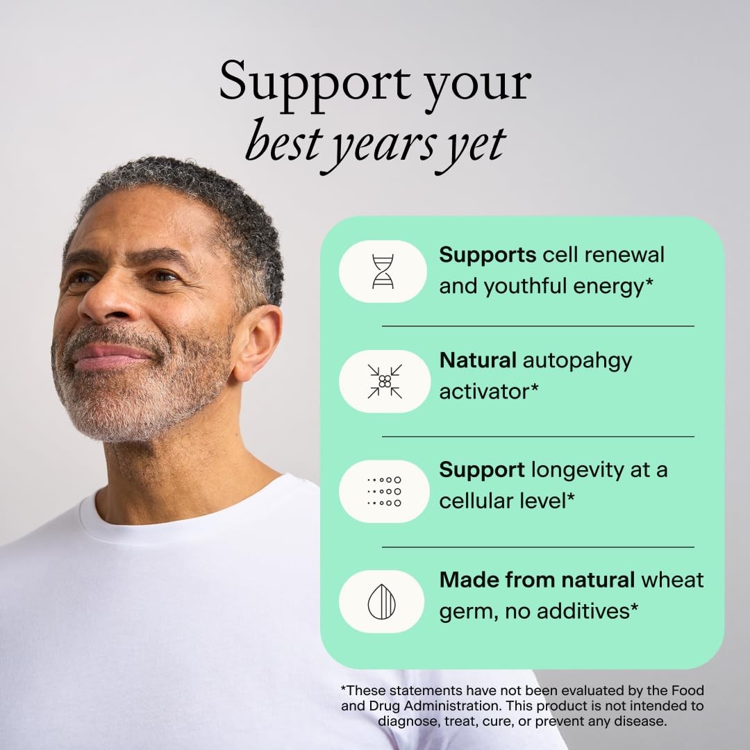 Omre Spermidine Supplement 10Mg Of Non-Synthetic Spermidine – 3Rd-Party Tested