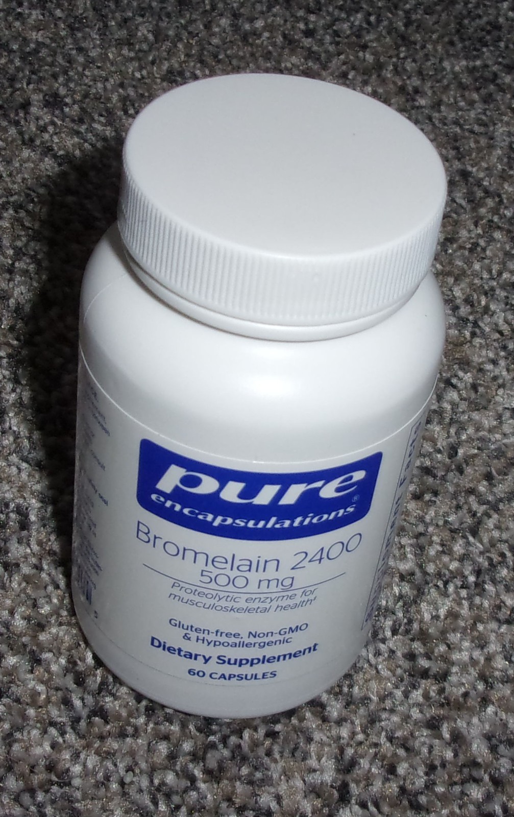 PURE BROMELAIN 2400 500 MG 60 CAPSULES