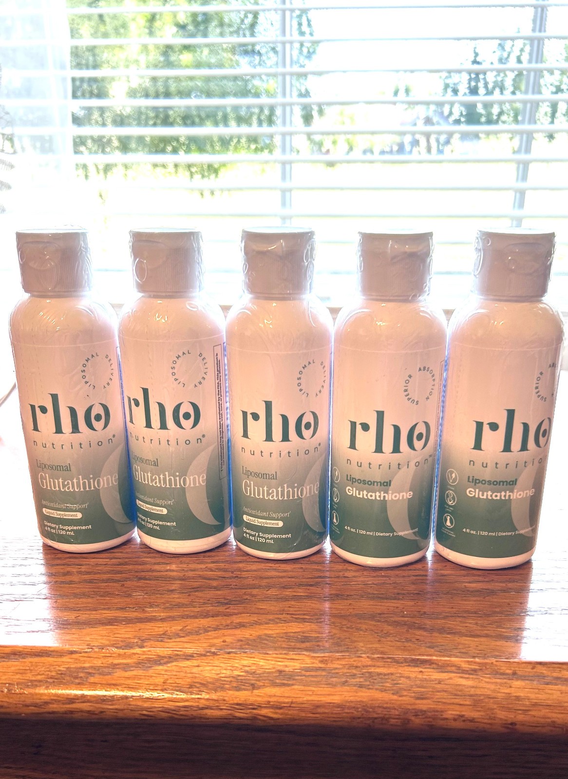Rho Nutrition Liposomal Glutathione 4 oz Liquid Supplement Sealed BB 12/2027