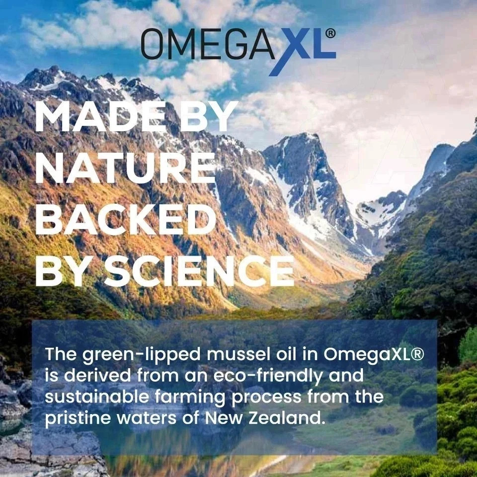 PACK OF 3 OMEGA XL 300 CAPSULES LIPPED MUSCLE JOINT& MUSCLE RELIEF SUPPLIMENT