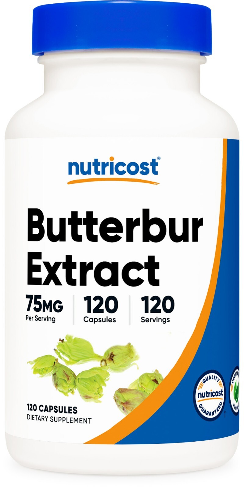 Nutricost Butterbur Extract Capsules (75mg) 120 Capsules – Gluten Free & Non-GMO
