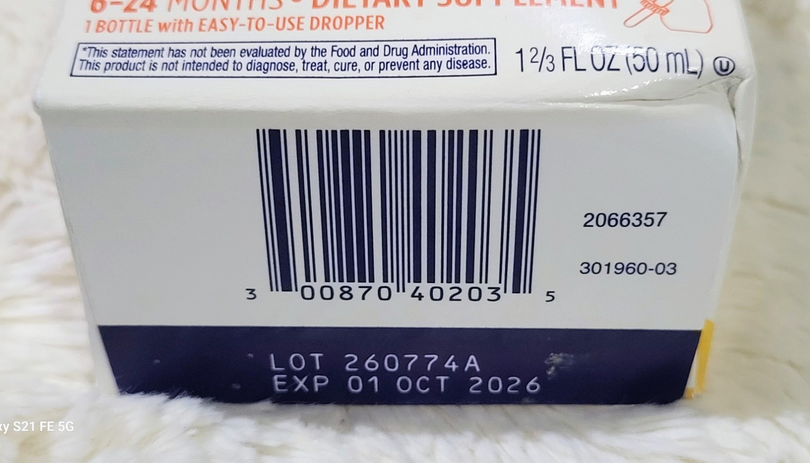 Enfamil Poly-Vi-Sol Vitamin Drops – 50 ML Each 6 To 24 Months Exp 10/26📌