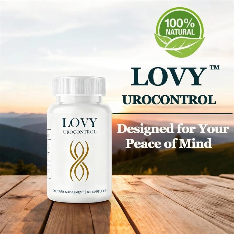 Lovy Urocontrol Capsules,Bladder Health Supplement with Pumpkin Seed & Herbal