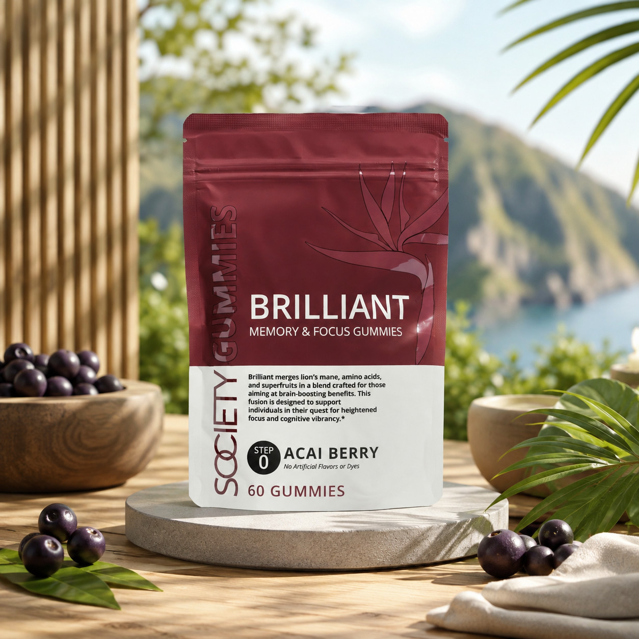 Beauty Society – Brilliant Society Gummies 60 Gummies – Free Shipping