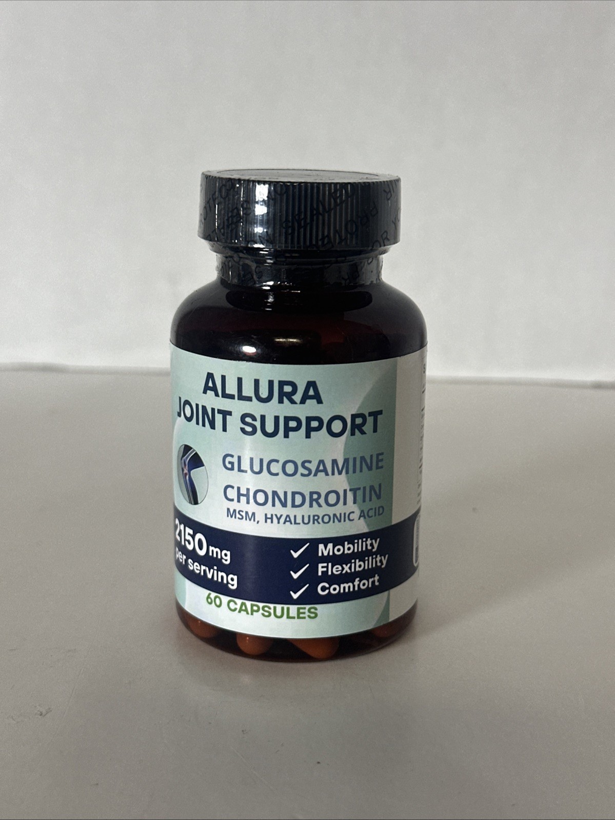 Allura Joint Supplement 60 capsules – new – with shrink wrapped cap Exp: 01/2029