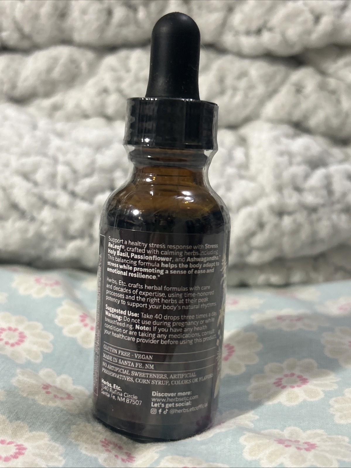 Herbs Etc. Stress Releaf 1oz. Exp 10/1/2028