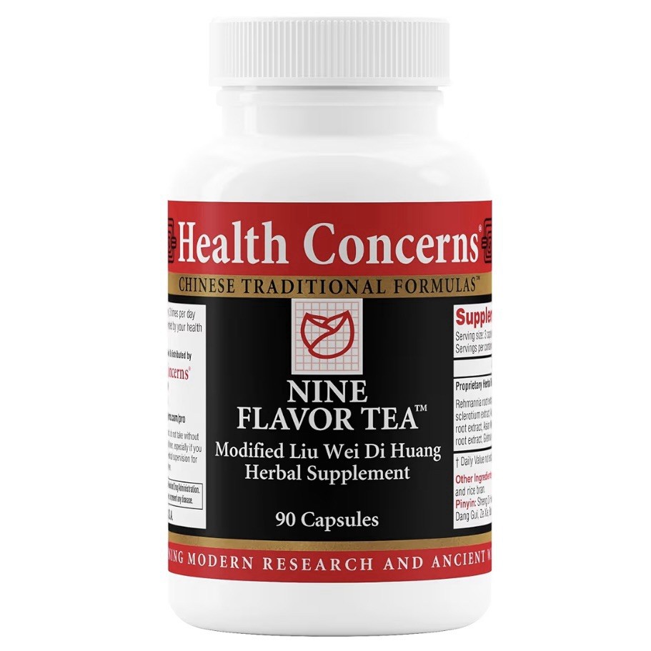 Health Concerns Chinese Nine Flavor Tea 90 Caps Immunity Kidney Lymphatic NEW
