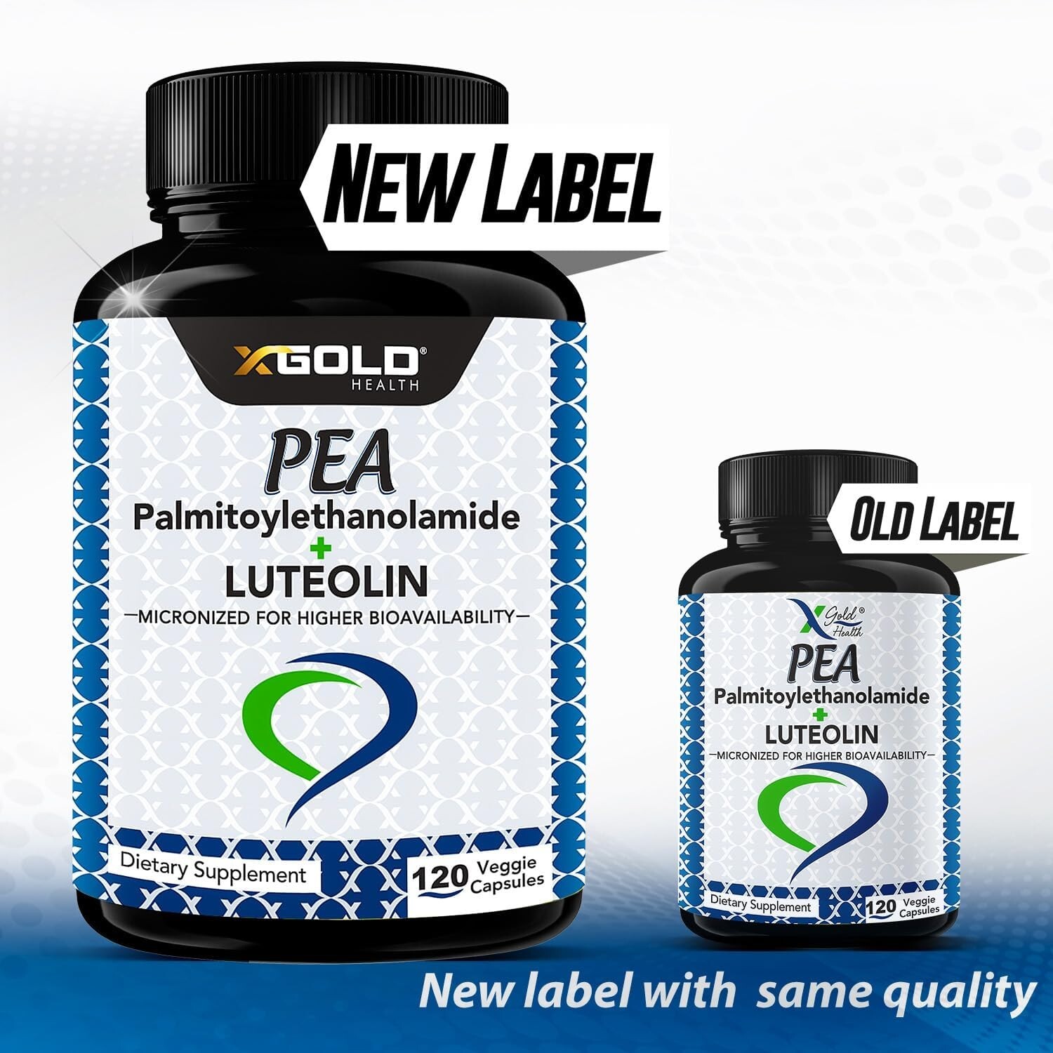 Palmitoylethanolamide 630 mg + Luteolin Standardized 98%- Micronized Pea 99% …
