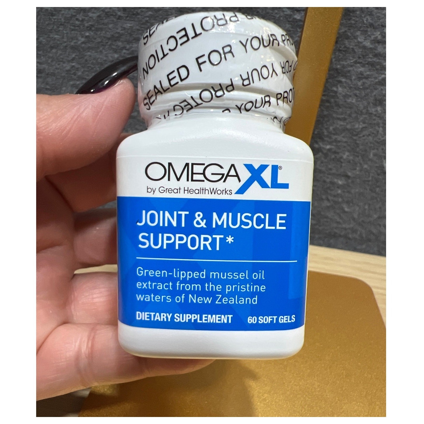 Omega XL 60 Soft Gels Great Health Works Joint Pain Relief Exp 10/2027