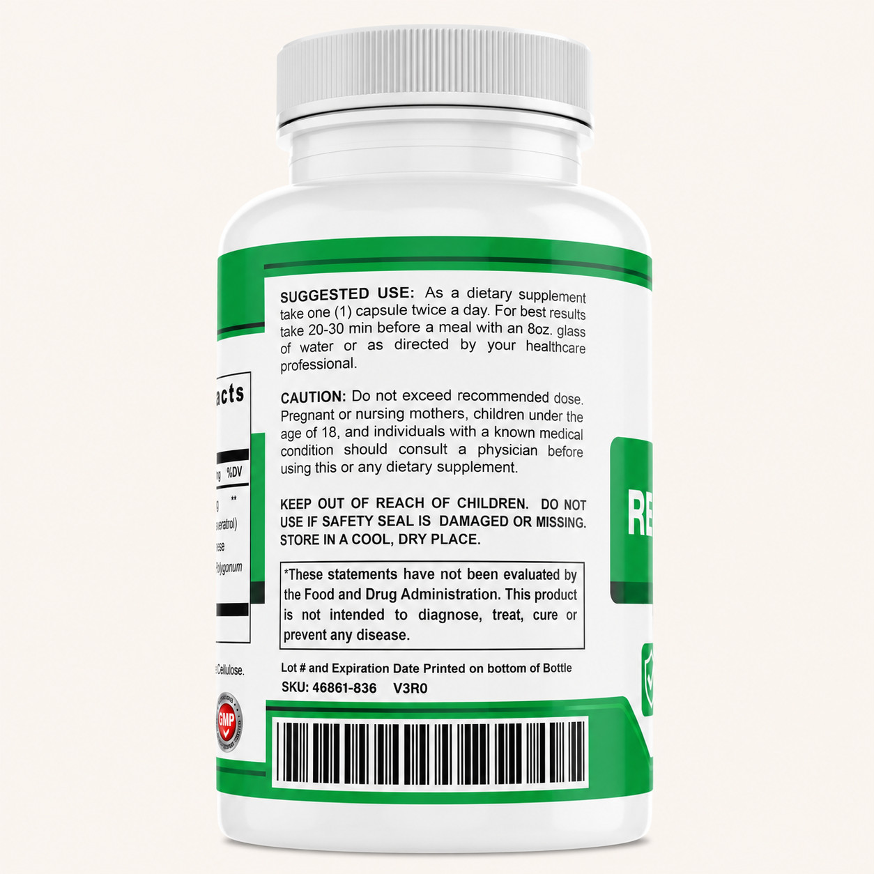 Nature Evolve Premium Resveratrol Blend 600mg Antioxidant Support Made In USA
