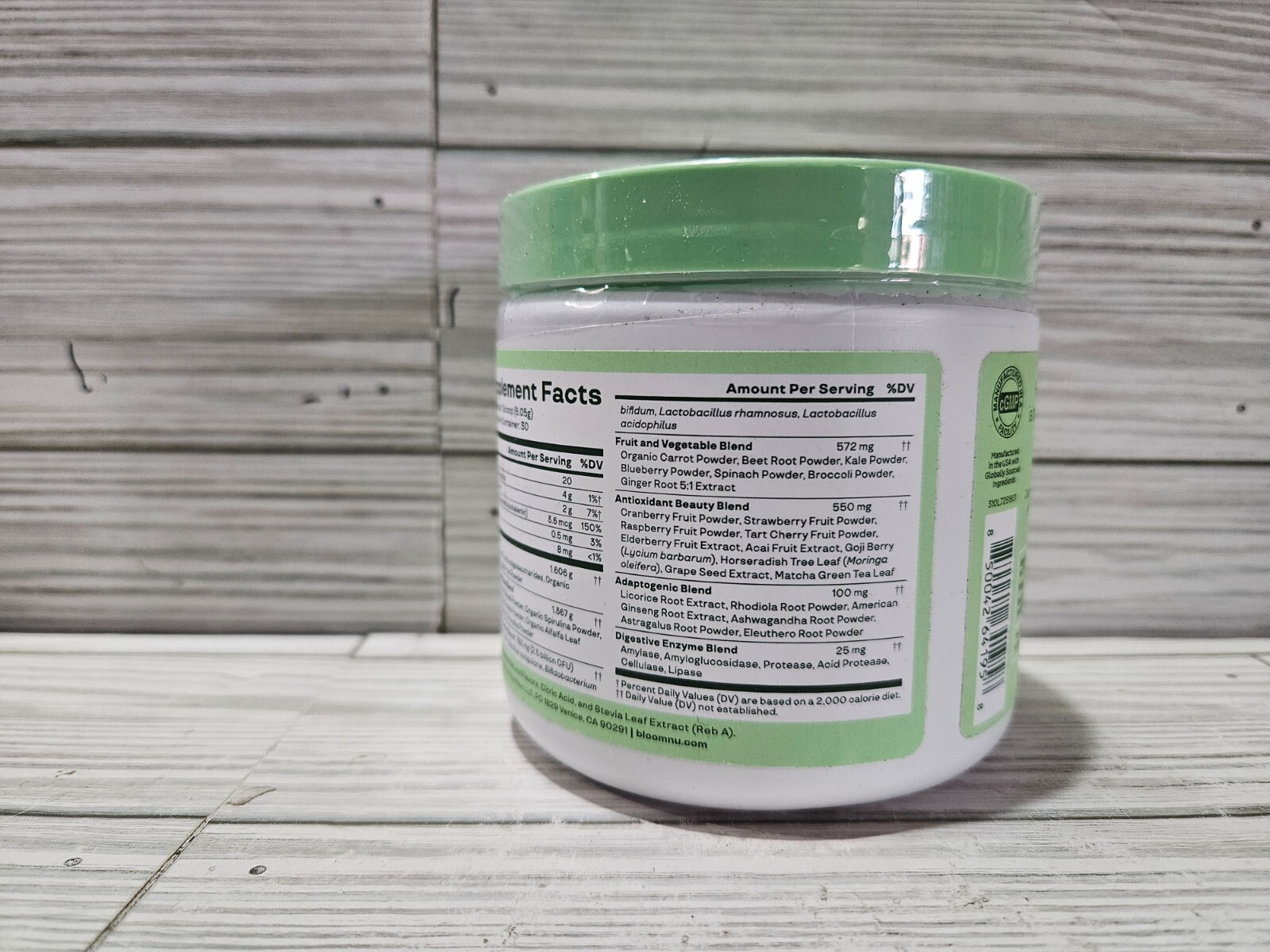 Bloom Greens & Superfoods Powder Strawberry Kiwi 30 Servings 6.39 oz Exp 6/2026