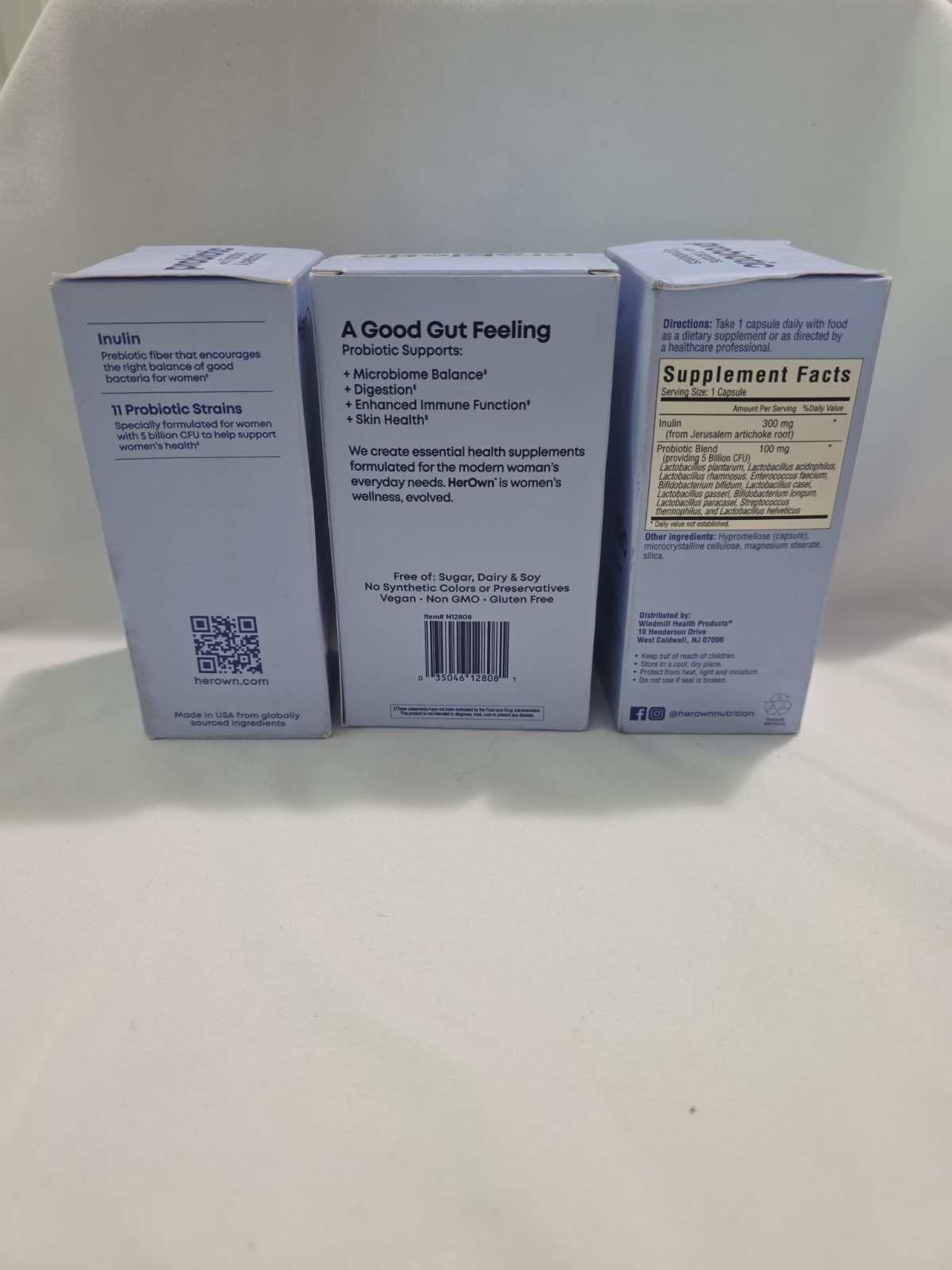 3 Her Own Probiotic Total Women’s Support Dietary Supplement Exp. 11/2027+