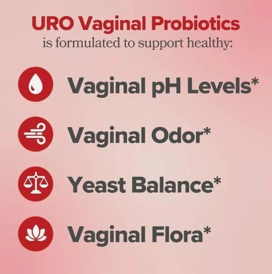 2PACK URO O Positiv Vaginal Probiotics for Women pH Balance w/ Prebiotic New