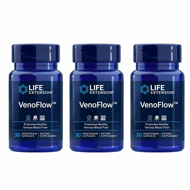 Life Extension VenoFlow – Non-GMO Gluten-Free – 30 Vegetarian Capsule