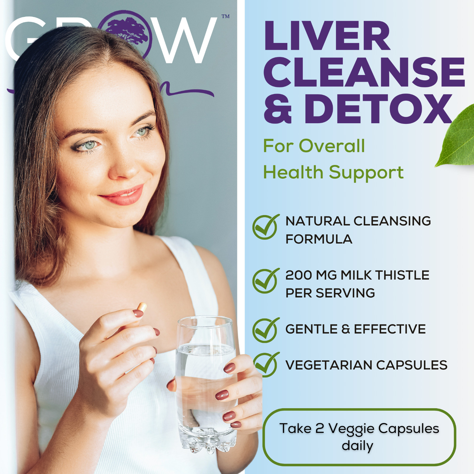 Liver Cleanse Detox Colon & Repair Formula +22 Herbs Support 5 Days Fast-Acting