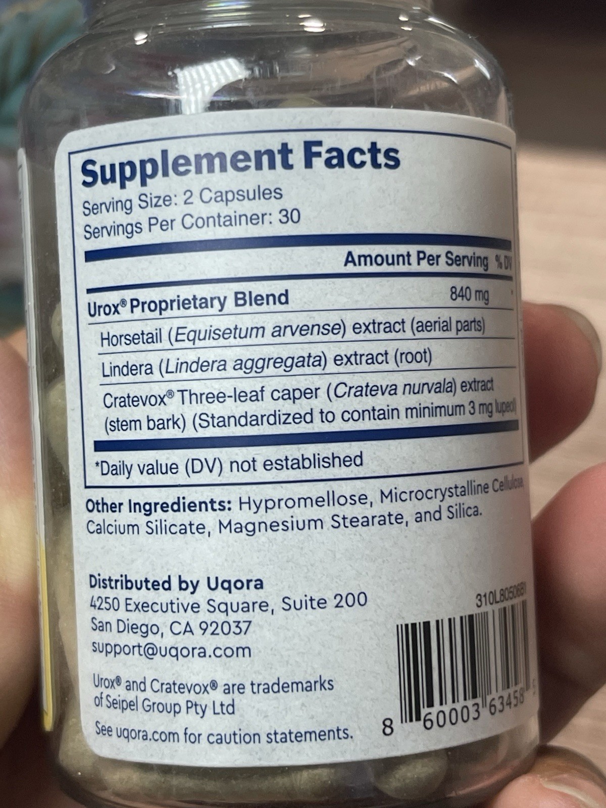 Uqora in Control Bladder Support – Daily Bladder Care & Support for Urinary