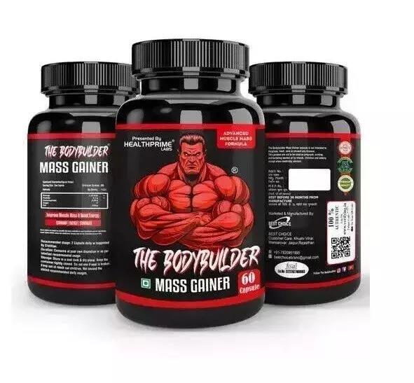THE BODYBUILDER MASS GAINER CAPSULE FOR MUSCLE & WEIGHT GAIN (60 CAPSULES)
