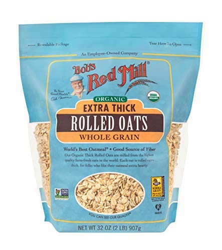 Bob’s Red Mill Organic 32 Ounce (Pack of 4), Off-white to Tan Light Brown