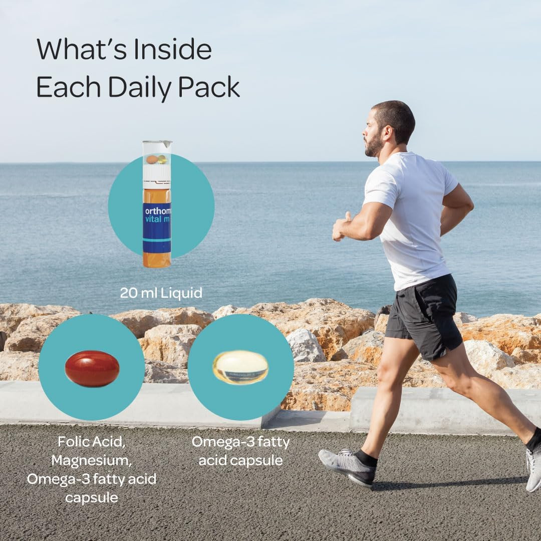 Vital M – Daily Multivitamin for Men, Vitamins A, B, C, D3, E, K, Zinc, Iodine &