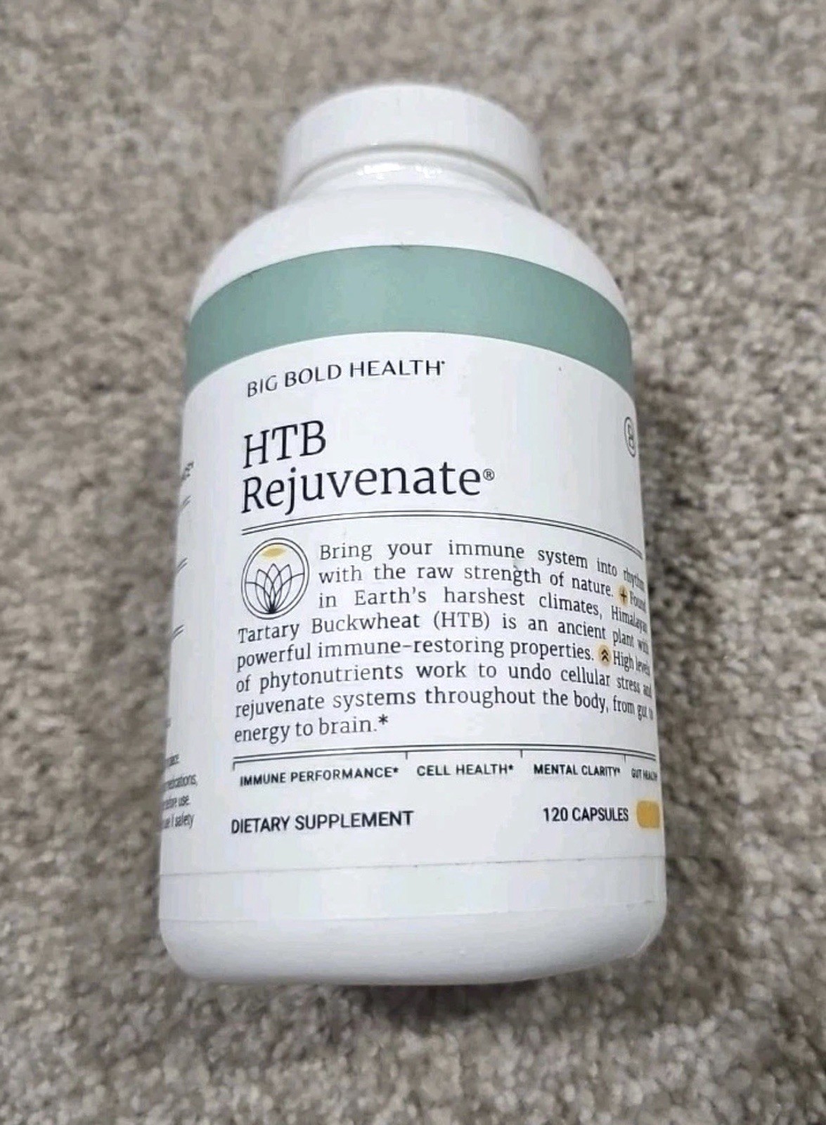 Big Bold Health HTB Rejuvenate – Immune Health Support Sup. 120 CAPS Exp 12/2025