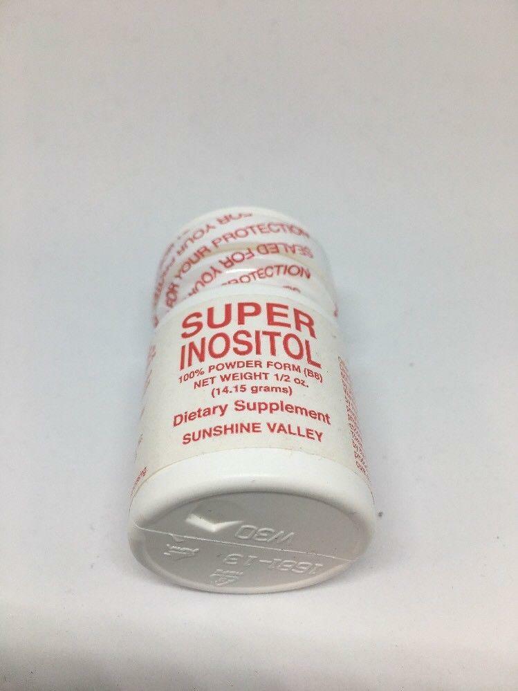 Vitamin B8 Super Inositol 💯% Powder Form (1/2) 0.5 OZ 14.15g 🌞 Sunshine Valley