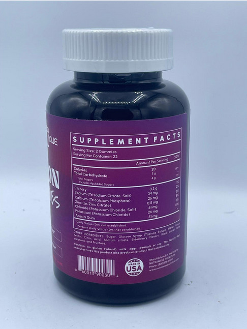 NUTRAWAVE Hydration 44 GUMMIES Mixed Berry Endurance Muscle Stamina