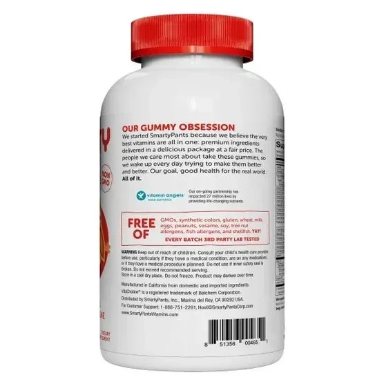 Smarty Pants Kids Complete Multi-vitamin | Kids Formula – NON GMO | 180 Gummies