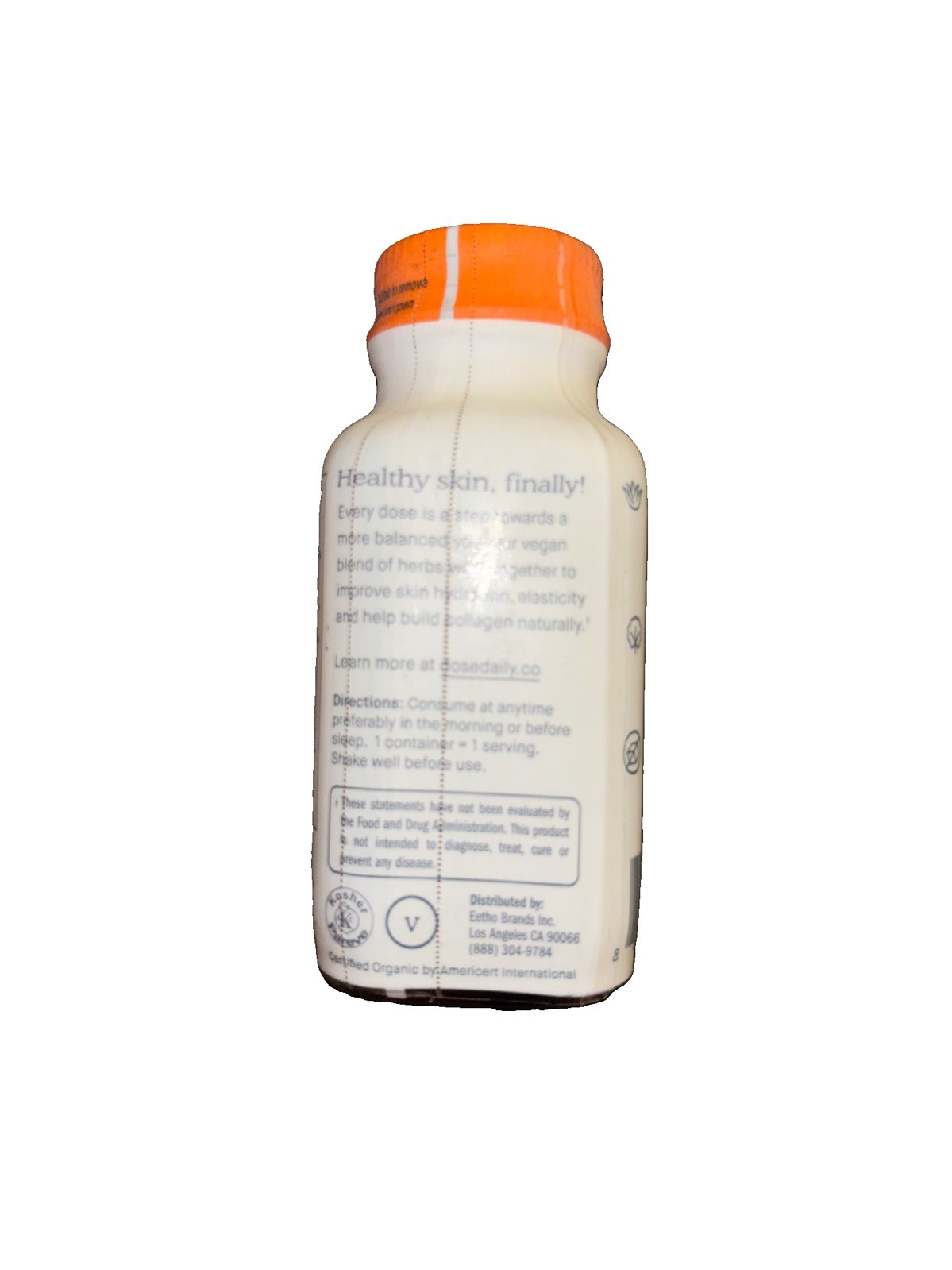 Dose For Your Skin 2oz Shot Exp 6/2027 (Single Bottle) USDA VEGAN KOSHER