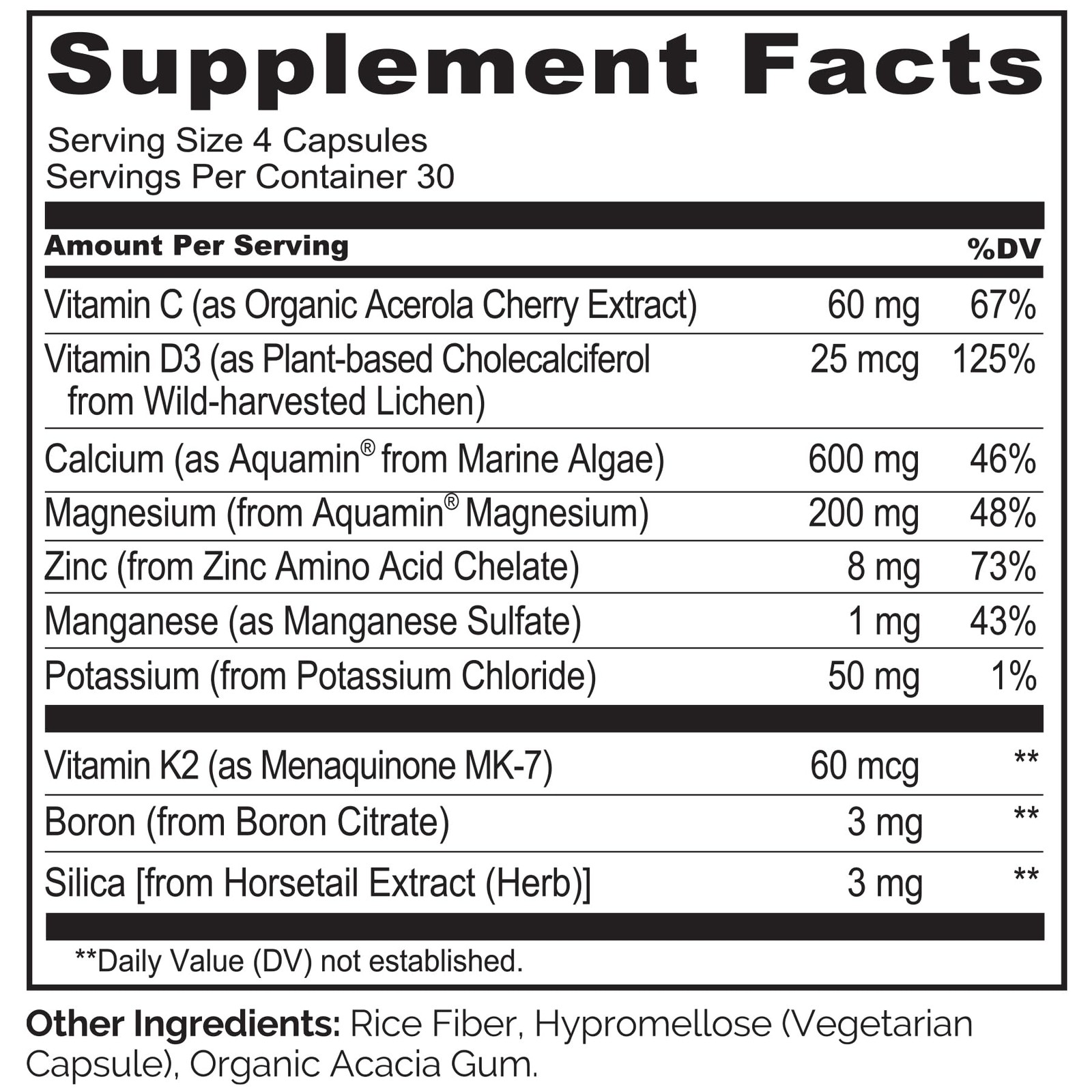 NATURELO Calcium Supplement – with Vitamin C, 120 Count (Pack of 1)
