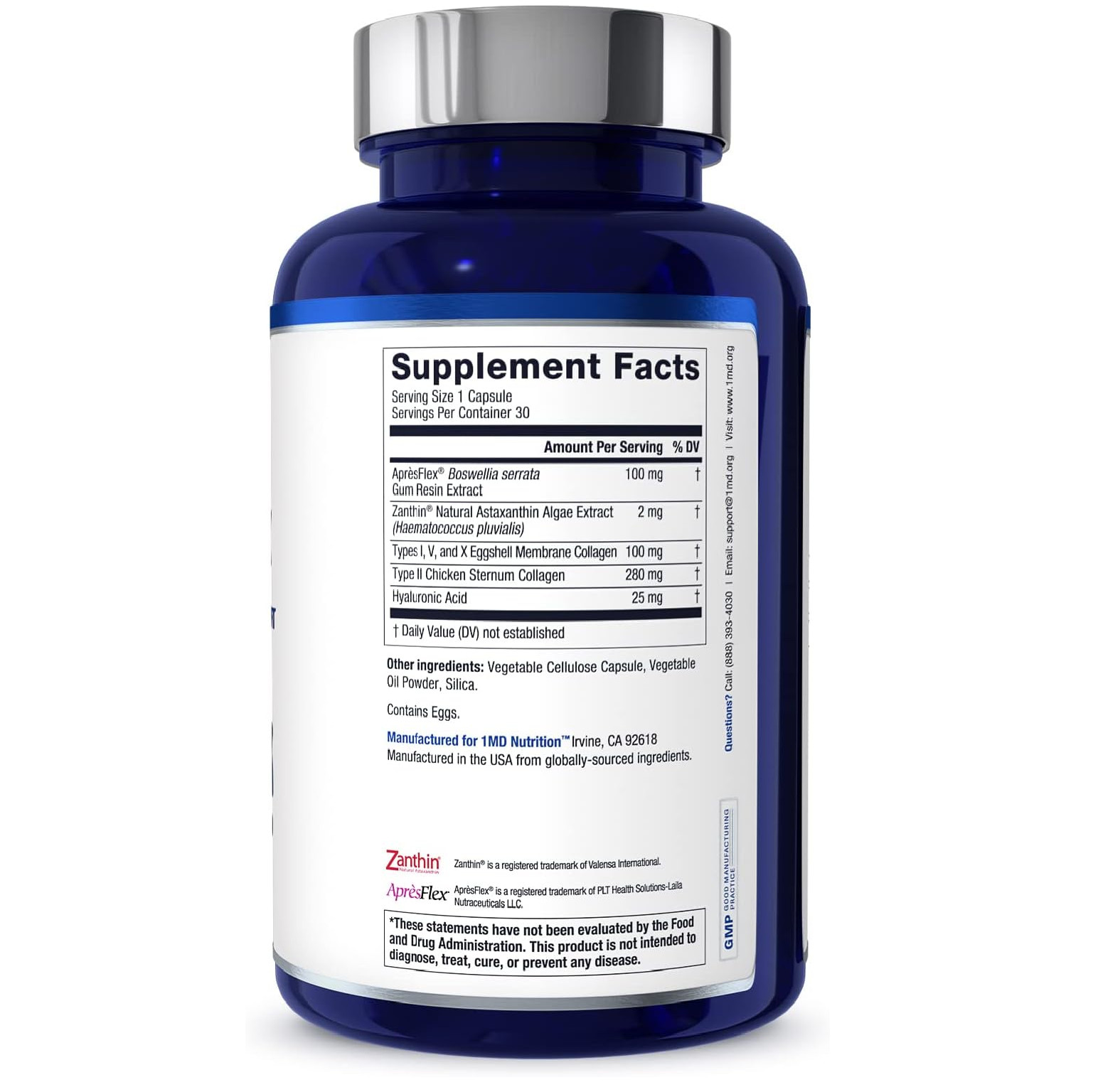 1MD Nutrition MoveMD – Joint Health Supplement – Doctor Formulated | with Collag