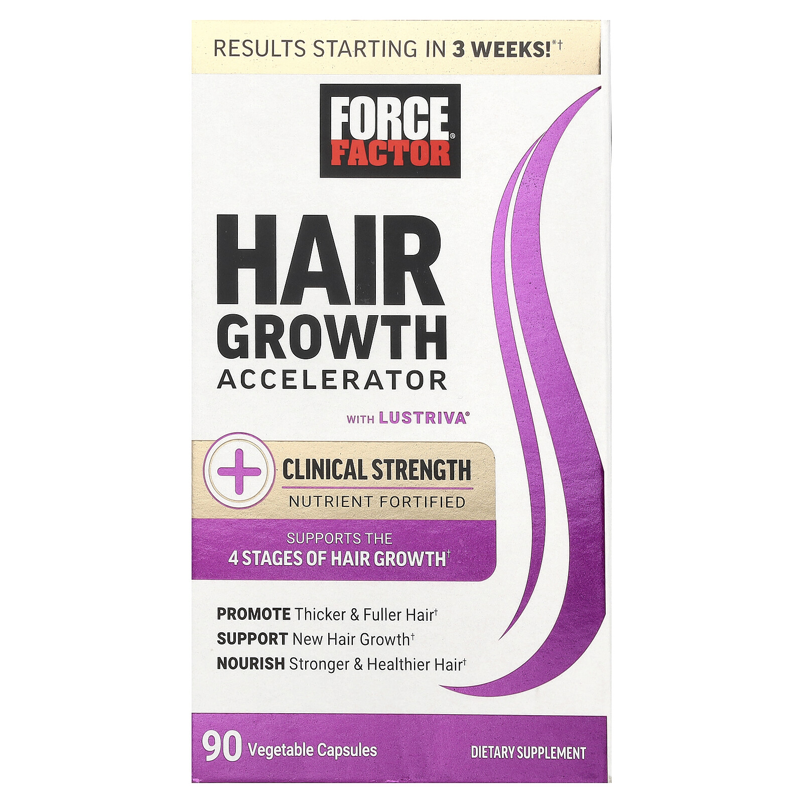 Hair Growth Accelerator, 90 Vegetable Capsules