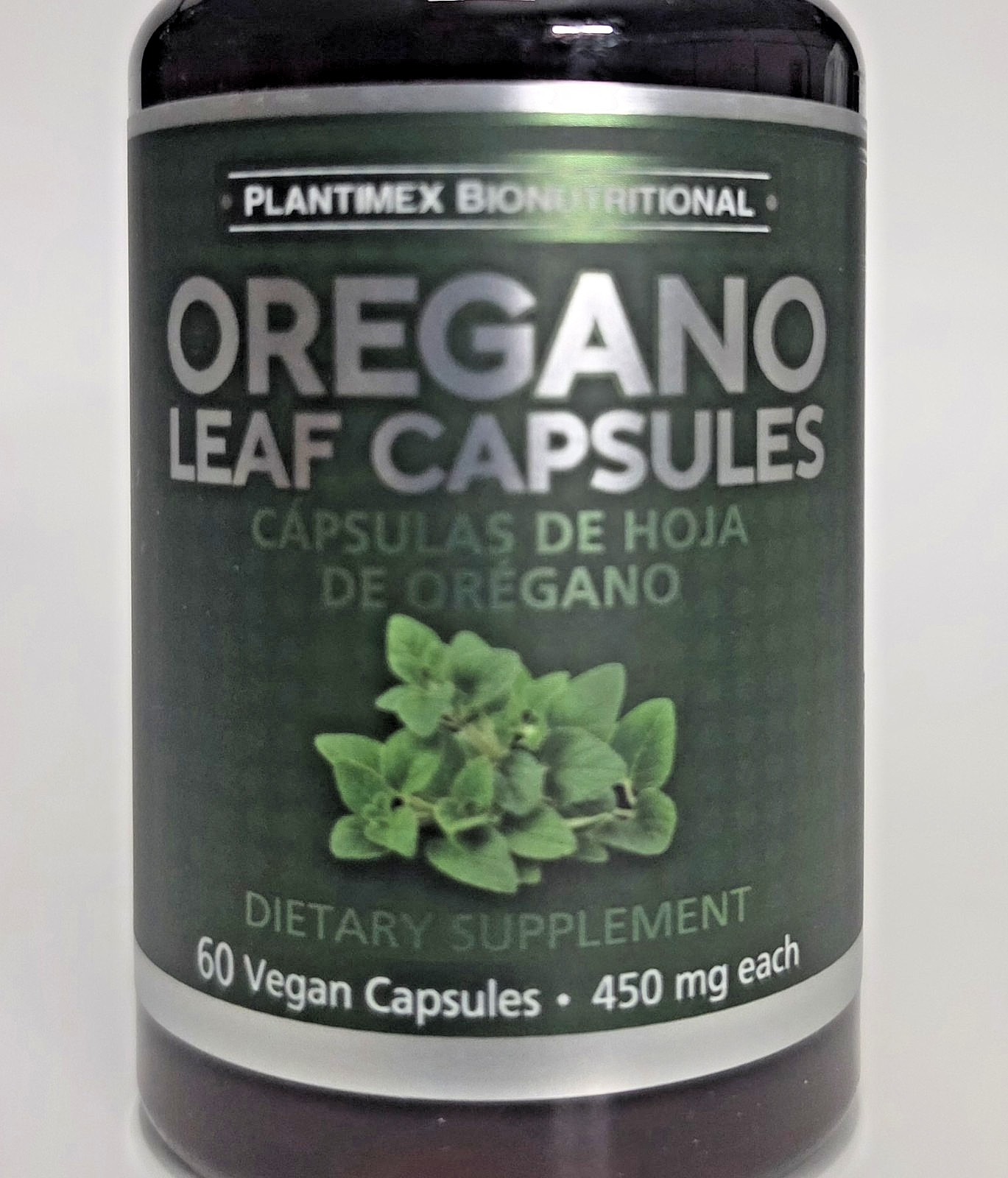 Oregano Oil Capsules (60 Vegan Capsules) Hoja de Oregano Leaf 400mg each