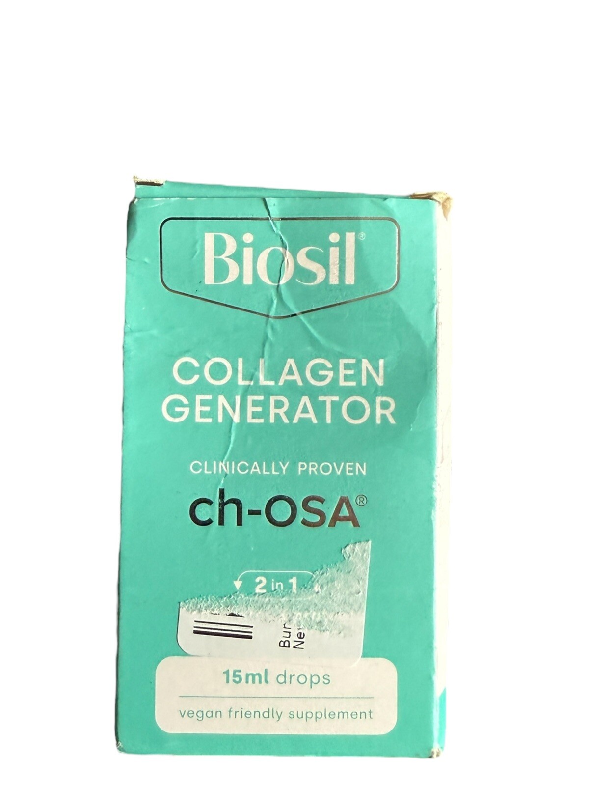 ch-OSA BioSil Advanced Collagen Generator, 0.5 fl oz (15 ml), Exp 08/26