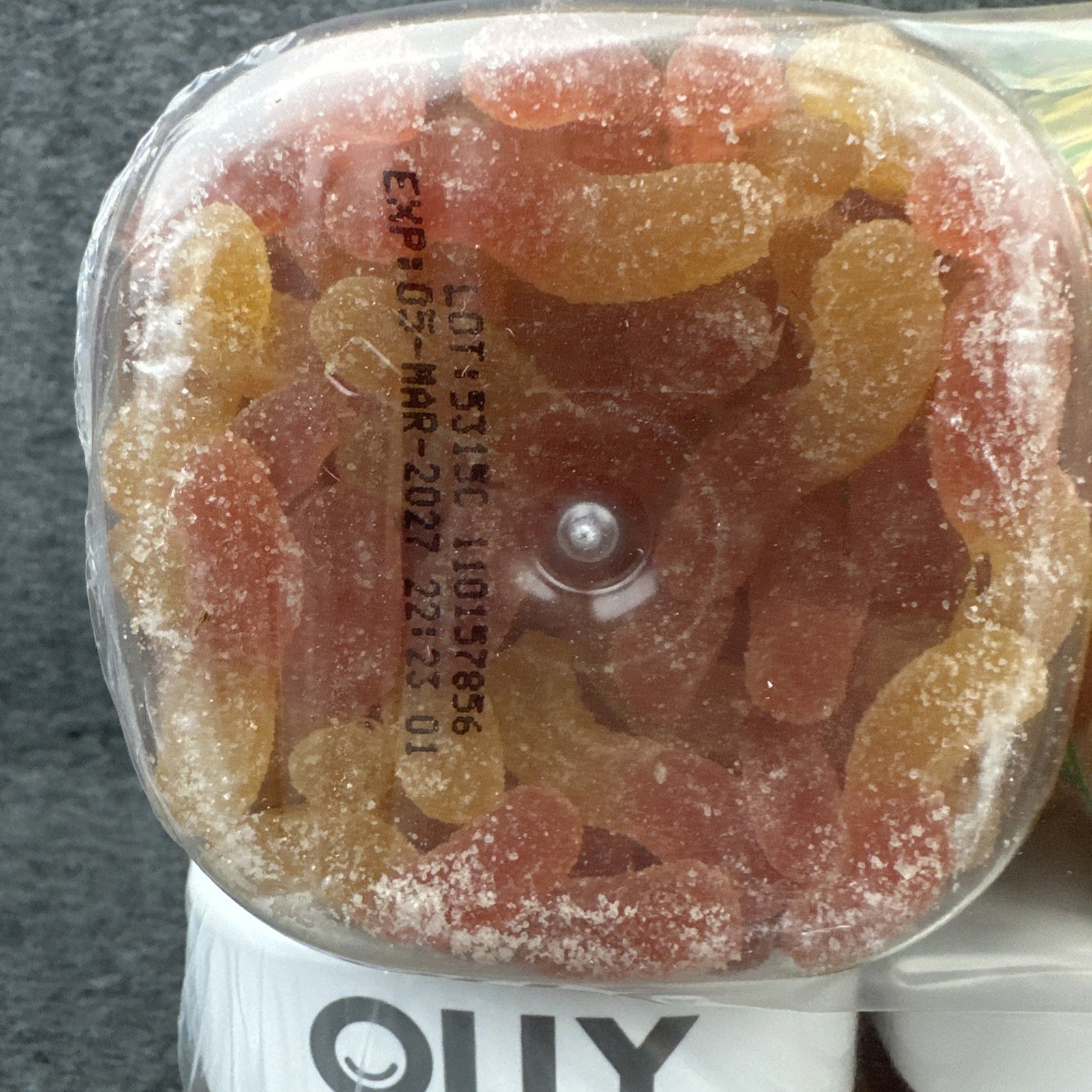 (6ct) OLLY Kids Multi Gummy Worms Vitamins 70 Count Sour Fruity Punch EXP 3/27