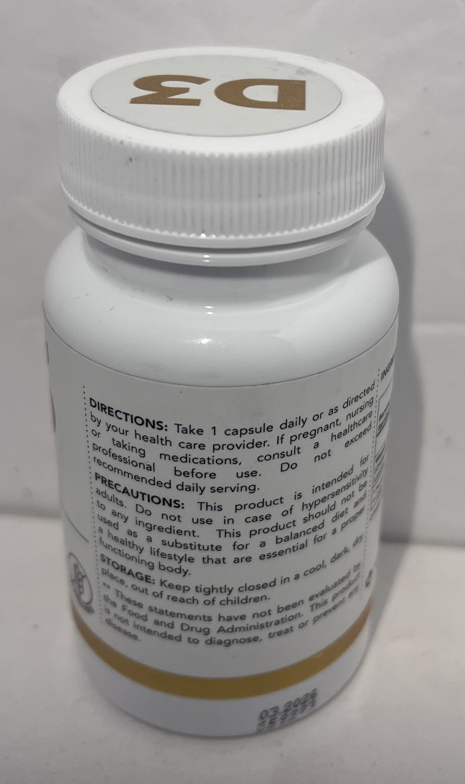 Visanto Vitamin D3 From Lanolin 4000lU -60capsules -exp03/26
