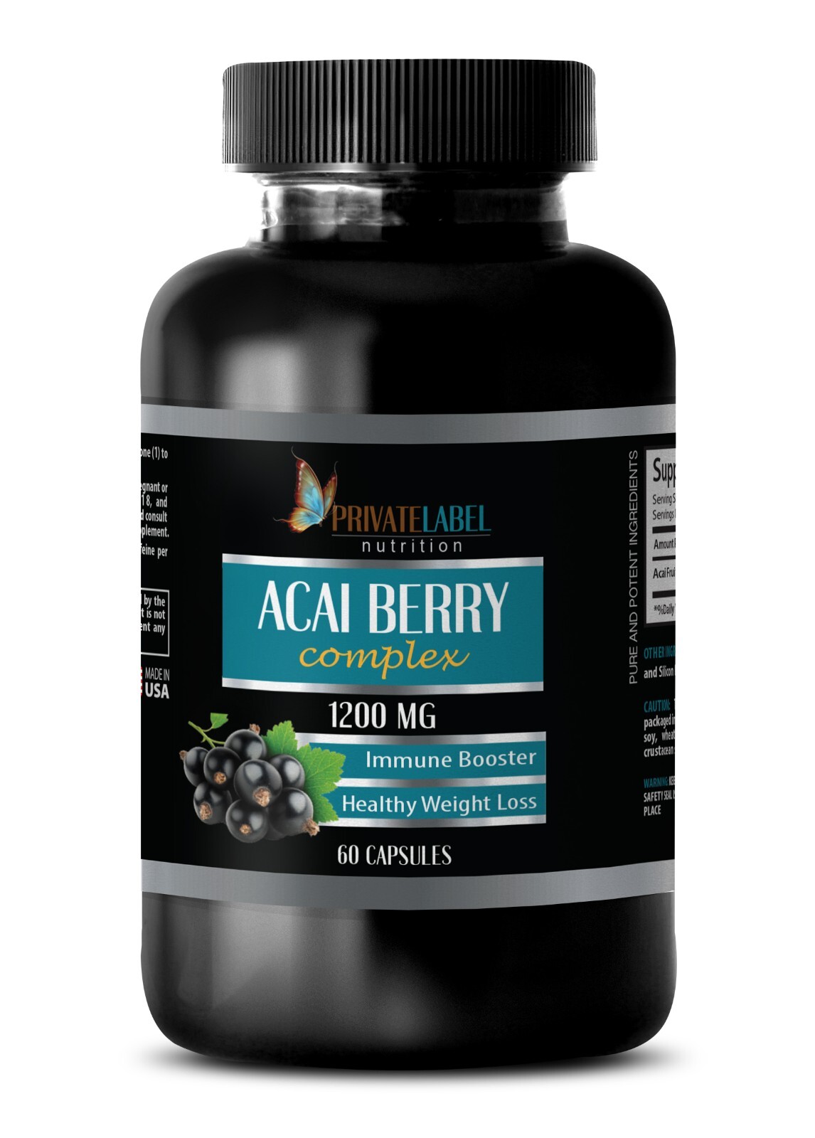 Supports overall well-being – ACAI BERRY – Promotes digestive comfort 1 Bottle